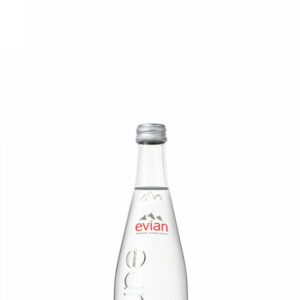 Evian Water 330Ml Glass Bottle -Pc